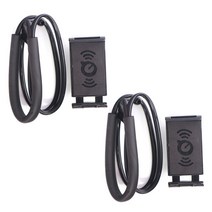 네이처안 목걸이형 스마트폰 태블릿 거치대, 2개, 블랙