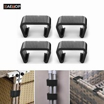 야외 소파 카페 팩 가구 클립 등나무 고리 버들 세공 의자 패스너 용 단면 안뜰 클램프, 16팩 대용량