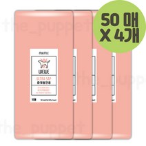 위위배변패드 일반형 3종 소형 중형 대형 강아지패드 배변유도제패드 배변패드, 4개