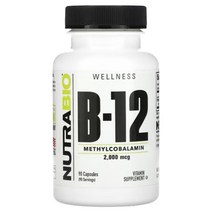 뉴트라바이오 비타민 B12 2000mcg 캡슐 90정