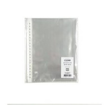 이글바인더 A5 20공 클리어 포켓 20매 내지 보관 비닐 포켓 서류 스크랩 사진첩 바인더 첩, 단품