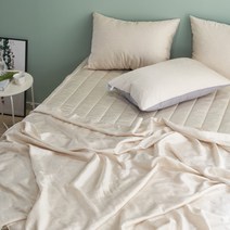 국내생산 냉감소재 풍기인견 침대패드 냉감이불, 홑이불(단품), 블루