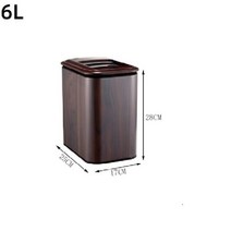 자동 센서 쓰레기통 홈 화장실 거실 침실 자동 개폐식 휴지통, A 스마트쓰레기통-뉴차이니즈우드그레인-6L
