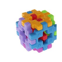 꼬마사각블럭 200PCS 보관함 학습놀이 유아장난감 블럭 쌓기 놀이 장난감 완구 세트 조립 퍼즐 어린이
