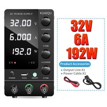 파워 서플라이 컴퓨터파워 pc30V 10A DC 전원 공급 장치 조정 가능한 숫자 디스플레이 미니 실험실 전압 60, 01 A-SPS-C3206 Black_02 220V