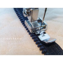 가정용 각종 노루발 미싱용품 총집합 원터치 일체형 주름 말아박기 단추구멍만들기 지퍼 파이핑 노루발, 085)가정용 고속미싱바늘 10P-18