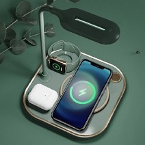 머레이 4in1 무드등+스탠드 무선충전기 M100, 삼성전용-화이트, 1개