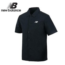 뉴발란스 공용 반팔 코치 자켓(NBNA82E813_BLACK)_블랙