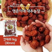보은 건대추 30mm 1kg GAP 인증 농가 영준이네 대추농장