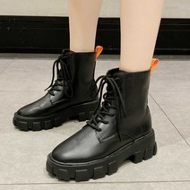 보드미 여성워커부츠 나들이 여행 여자 레이스업 부츠 코디 학생 선물 신발