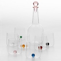 자페라노 디캔터 빌리아 시리즈 컬렉션 컬러 워터 카라페, 블루