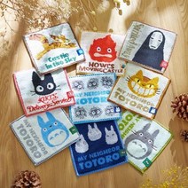 지브리 캐릭터 미니 핸드타올 일본 수입 수건, 치비토토로