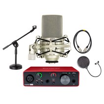 MXL 990 레코딩 마이크 스칼렛솔로(3세대) 유투브방송 패키지 ITFCS5, 본품