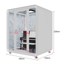 방음 부스 스튜디오 조립식 방음재 나만의 독서실, 6. 화이트 180150220