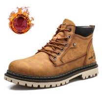 바이크 간지나는 숏부츠 브랜드 남자 슈퍼 따뜻한 눈 부츠 겨울 발목 방수 짧은 야외 스 니 커 즈 가 오토, [05] 8.5, 04 Brown Plush