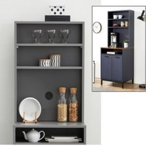 LPM 공법 탕비실 접시 그릇정리 선반 상부장 600 홈카페장 드라마 스튜디오, 화이트