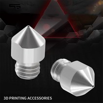 용접 팁 노즐 1PC MK8 노즐 TC4 티타늄 합금 압출기 M6 스레드 0.2mm 3D 프린터 용 필라멘트, 02 1.75 0.3