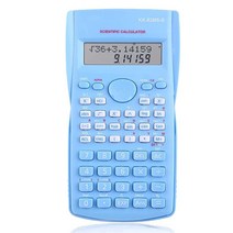 Dft 엔지니어링 과학 계산기 학교 및 비즈니스 학습 액세서리 용품 계산기 과학 시민에 적합 블루, A Blue