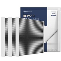 3개 하나필터 PM2.5 차량용 자동차 에어컨 필터 초미세먼지 제거 국내산, HF-45