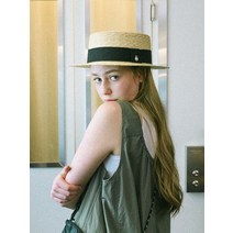 락피쉬웨더웨어 STRAW BOATER HAT PETITE BRIM - BEIGE RF1ACBD1HA004 117253