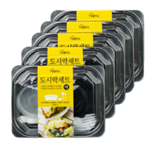 생활미소 도시락세트 대 3세트, 5개