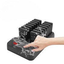 카페호출벨 순번대기벨 주문벨 주문완료알림 주문벨, 블랙 8입