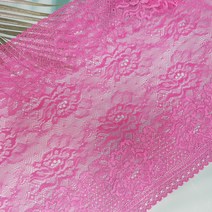 dklace 스판레이스모음 / 스판레이스 5-73235-S 폭 23cm 자가드, 핑크