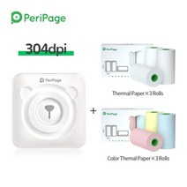 인생네컷 기계 스티커 사진기 스마트폰 사진 인화기 original peripage a6 mini photo printer 블루투스 열전사 잉크리스 인쇄 for phone 201, 흰색 6 종이