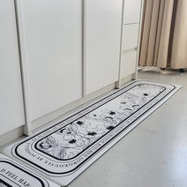 포시엘라 pvc 주방 매트 싱크대 부엌 발매트 북유럽