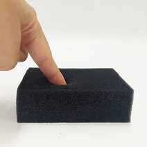 미용실 이발 스폰지 얼굴털이개 머리카락털이개 검정스펀지, 10개, 1개