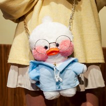 PKTOYS DIY 행운 예쁘다 귀여 봉제 빵빵덕 오리 인형 백팩 선물 30cm S08