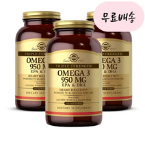 [솔가]-M1-O메가3 950 100정[[3통]], 3개, 100개