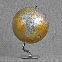 맵소프트 18cm 엘레강스 지구본 인테리어 블루 엔틱 골드, 3번_18cm 골드 엘레강스 지구본 (18-GE)
