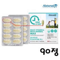 종합비타민 앤 멀티미네랄 베타카로틴 캐나다 온가족 영양제 90정