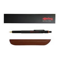 로트링 800 샤프 0.5mm 0.7mm(블랙) + 가죽 펜파우치 증정, 1개