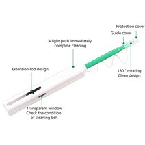 샤오미스팀청소기 스팀물걸레청소기 쇼파청소기 섬유 O-광학 클리너 펜 원 클릭 청소 도구 SC/ST 커넥터용 800 2.5mm