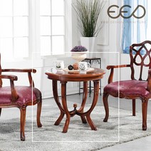 이드가구 [이드가구] 수입 엔틱가구 우드 엔틱 거실 소파 테이블 T1168, 단품없음