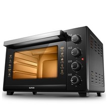 피자 업소용 전기 가스 오븐 화덕 기 피자 업소용 전기 가스 오븐 화덕 기 supor 35l 상업 베이킹 케밥 gaz 가정용 케이크 치킨 컨베이어 쉬운 베이킹 그릴, 검은색, 에게