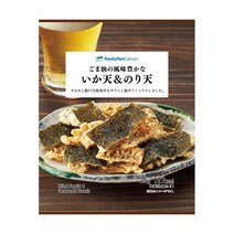 일본과자 일본편의점 패밀리마트 참기름 풍미가 풍부한 오징어튀김&김튀김 1팩 중독성