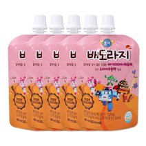 로보카폴리 배도라지 80ml 1개 100% 나주배착즙 국산도라지추출액, 5개