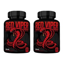 Red Viper Energy Pills for Men 레드바이퍼 에너지 필스 포 맨 60캡슐 2개