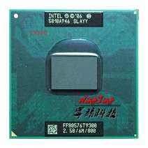 인텔 코어 2 듀오 T9300 SLAQG SLAYY 2.5 GHz 듀얼 스레드 CPU 프로세서 6M 35W 소켓 P