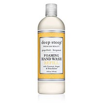 Deep Steep 포밍 핸드 워시 리필 그레이프프룻-베르가못, 474ml, 1개
