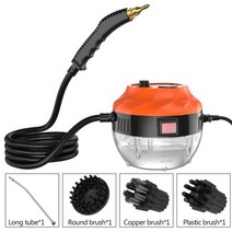 스팀 소독기 2800w 가전 청소기 고온 주방 후드 자동차 청소 기계 79, 검은색, UK, 110v