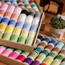 쏘잉스]재봉사 청바지재봉사]20수4합-32color(133897) 18828 CB9, 100m, 고동색-220