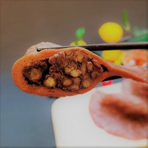 싸리재 수수부꾸미만들기 [ 구워먹는 수수부꾸미 냉동생지 60g 10개 ] 수수떡 부꾸미 경단 통팥, 단품