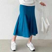 드레스날다 어비스 컬러 머메이드 허리밴딩 스커트 sk209