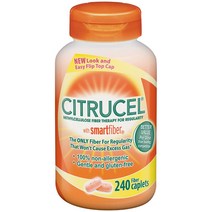 Citrucel Methylcellulose Fiber Therapy 시트루셀 메틸셀루로즈 화이버 테라피 240 캡정, 1개, 기본