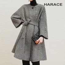 헤레이스 헤링본 벨티드코트 YMSH22FW351