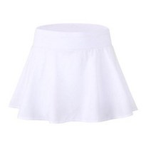 테니스스커트 스포츠 스커트 운동 이너 치어 리더 액티브 러닝 테니스 치어리더 스커트테니스, WHITE+S